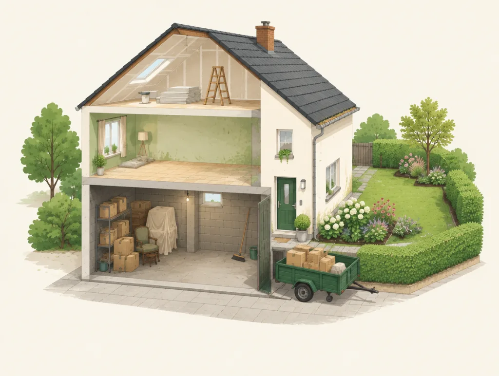 Illustration: Entrümpelung in Osnabrück