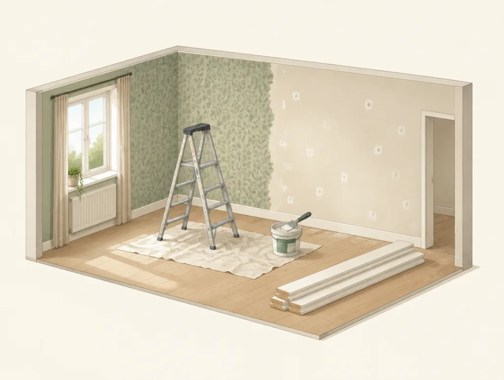 Illustration: Schönheitsreparaturen in Osnabrück